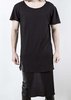 DELUSION NUNA DOUBLE LAYERED STEPPED FRONT TEE