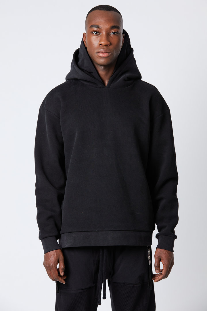 THOM KROM DOUBLE HOOD PULLOVER