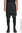 LA HAINE INSIDE US - ETERNO TROUSER Cotton Stretch & Ribbed Coated Black